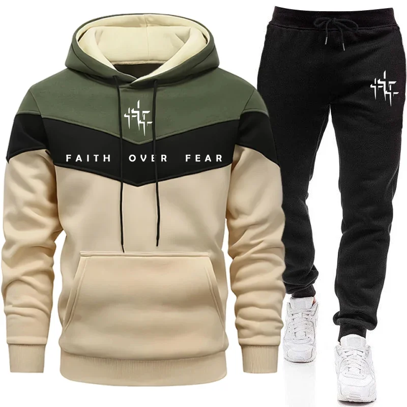 Joggers Pants - Męski dres z kapturem i spodniami