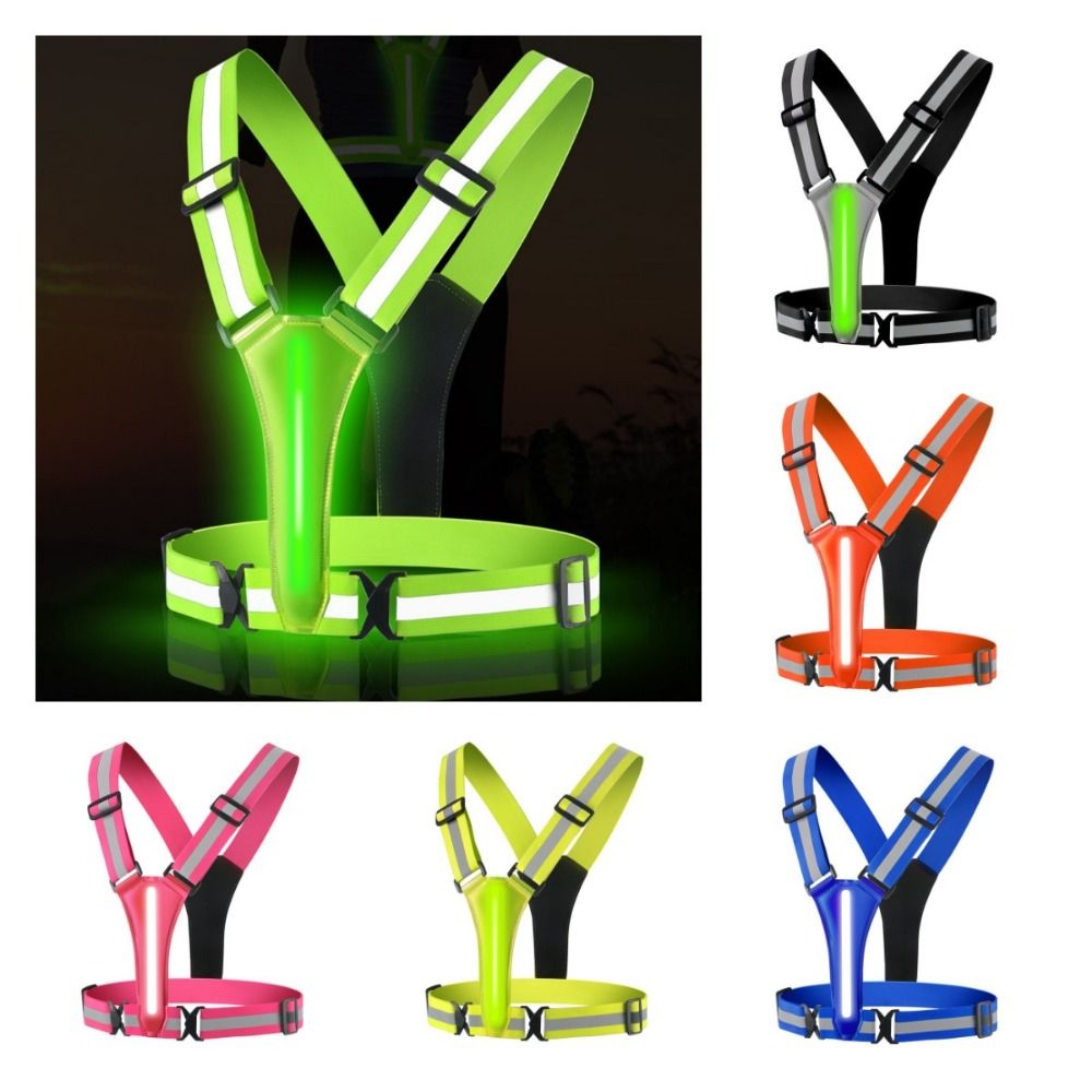 Running Visibility Gear - Kamizelka odblaskowa LED z możliwością ładowania