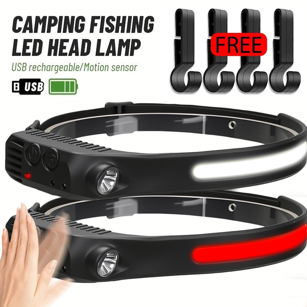 Running Headlamp - Przemysłowa latarka czołowa LED z czujnikiem