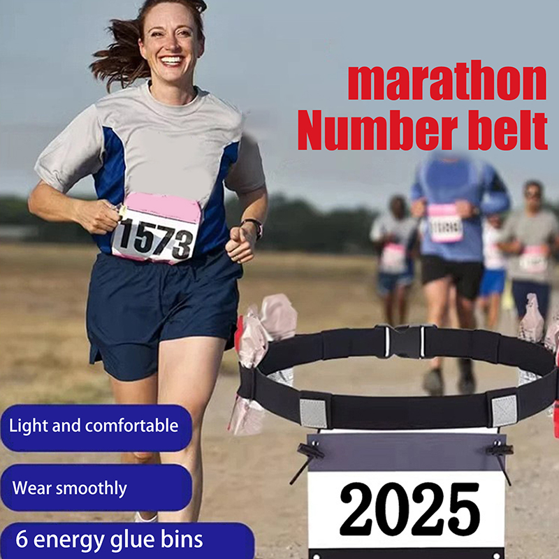 Running Belt - Pas do numerów startowych, nerka, uchwyt