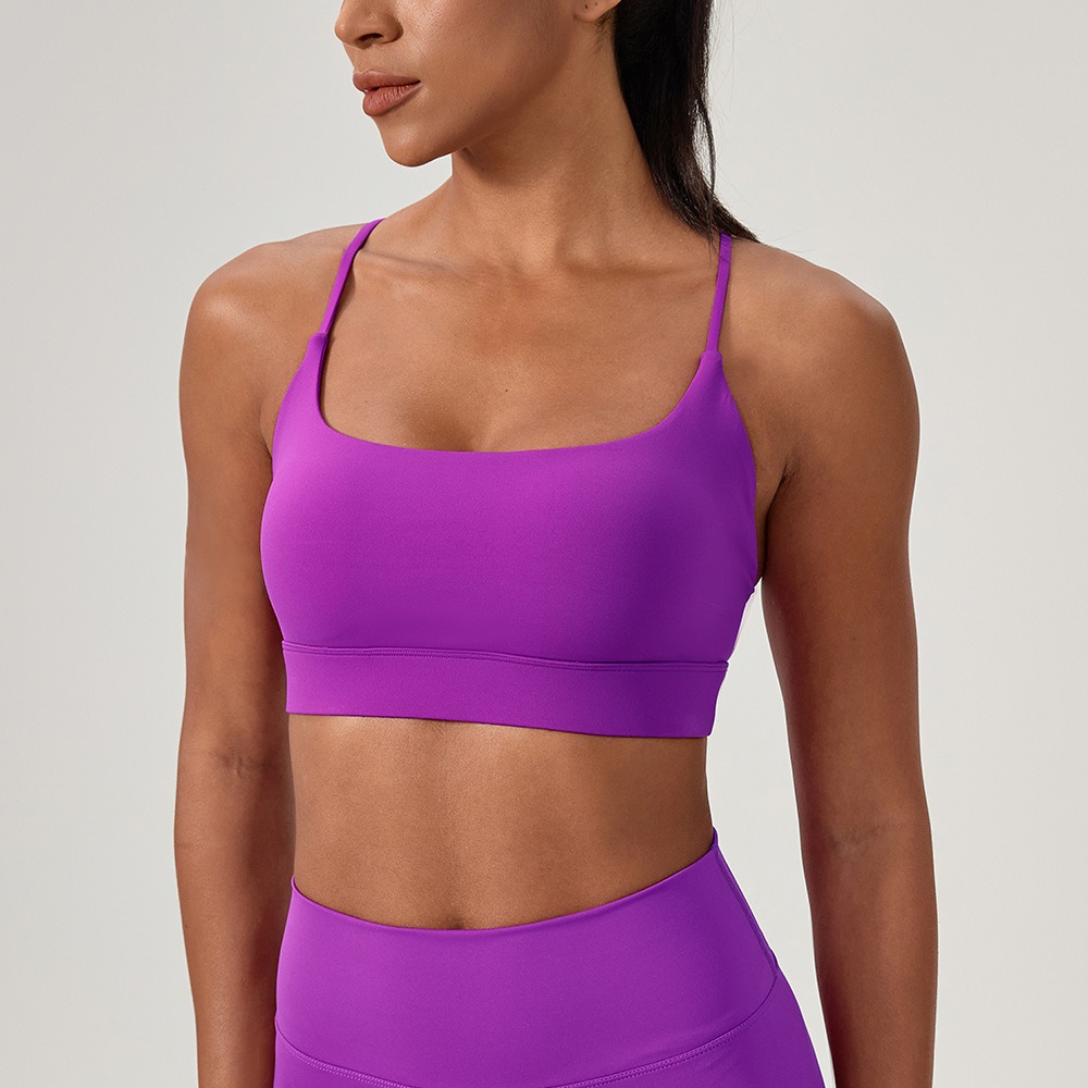 Running Belt - Damski seksowny biustonosz do jogi z