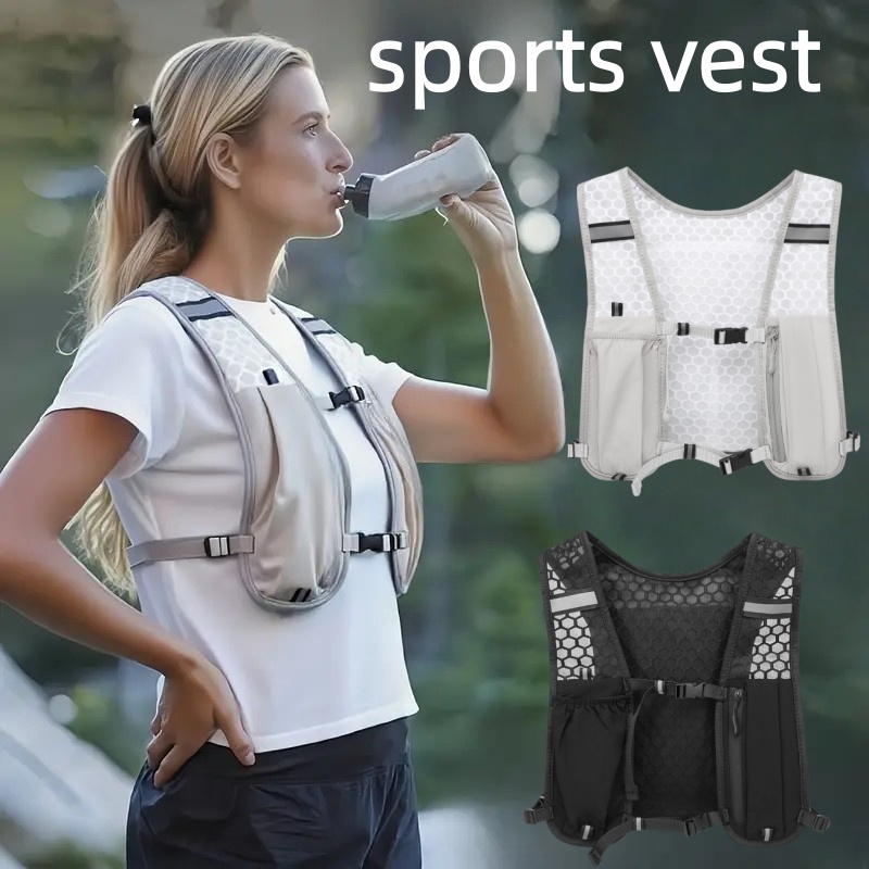Hydration Vest - Unisexowa kamizelka do biegania, wodoodporny, oddychający
