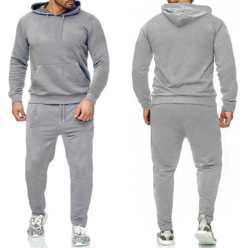 Joggers Pants - Klasyczny męski dres w jednolitym kolorze,