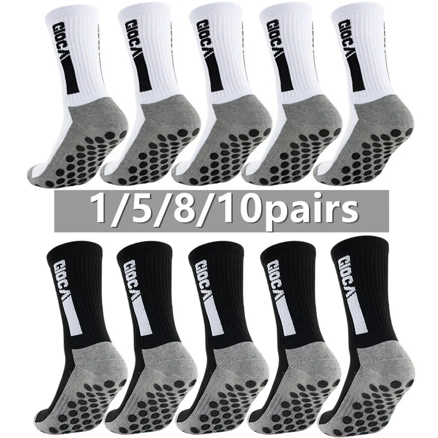 Sports Socks - 1/5/8/10 Par Męskie Damskie Unisex Antypoślizgowe