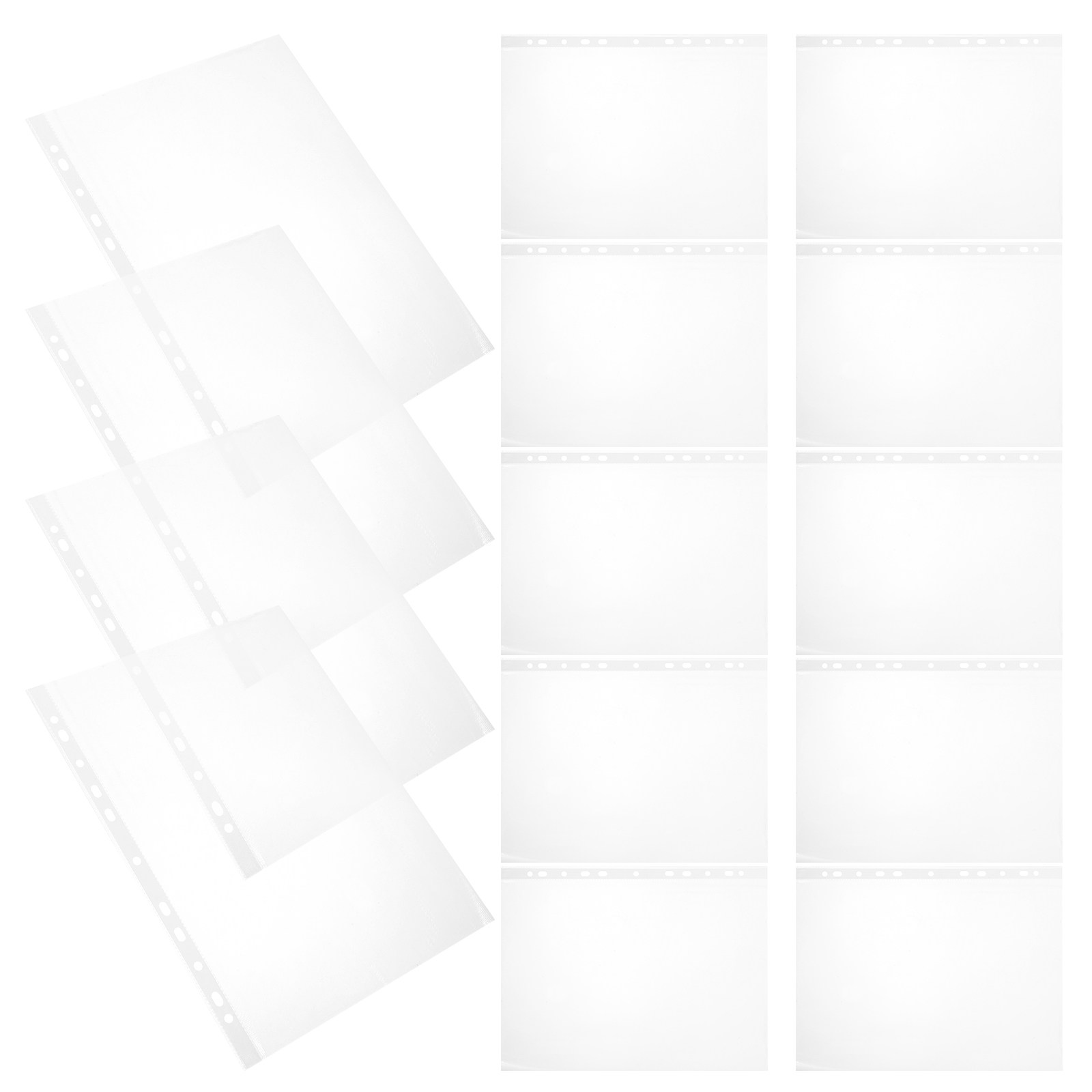 Race Bib - 100 szt. przezroczystych kieszeni na numer