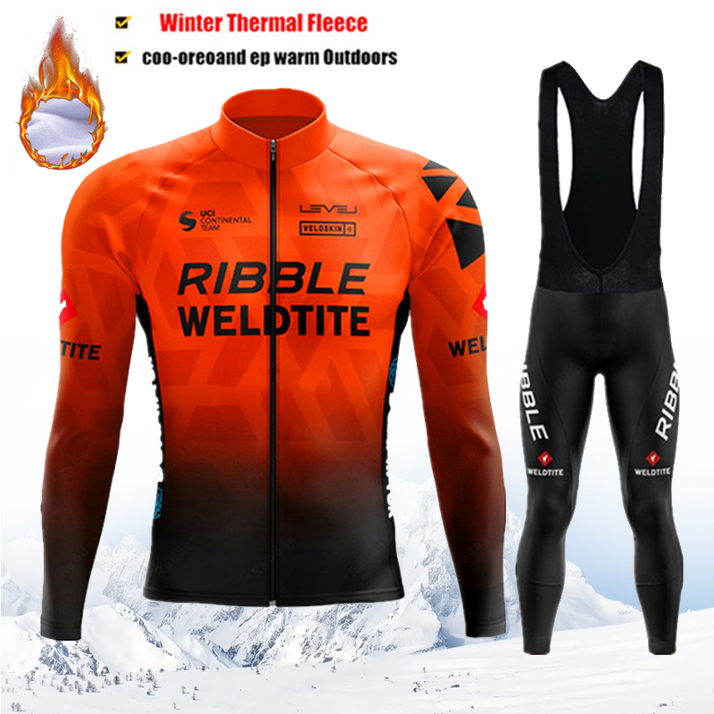 Race Bib - RIBBLE Zimowy Zestaw Kolarski Męski z