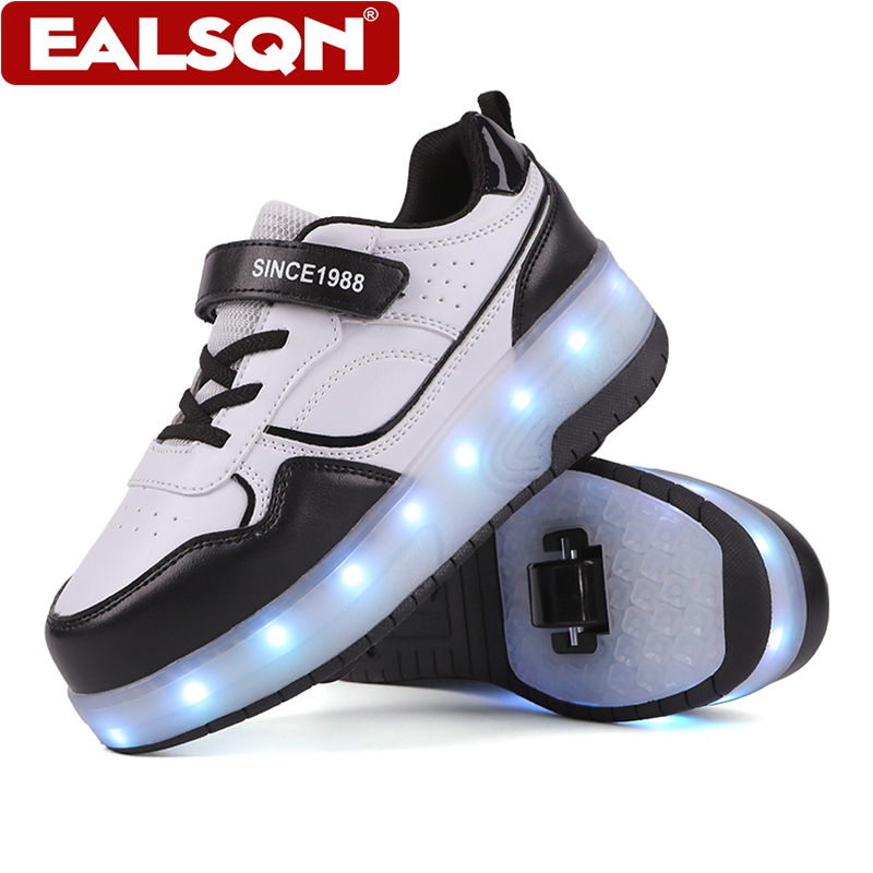 Running Shoes Men - Nowe dziecięce rolki LED ze świetlnymi