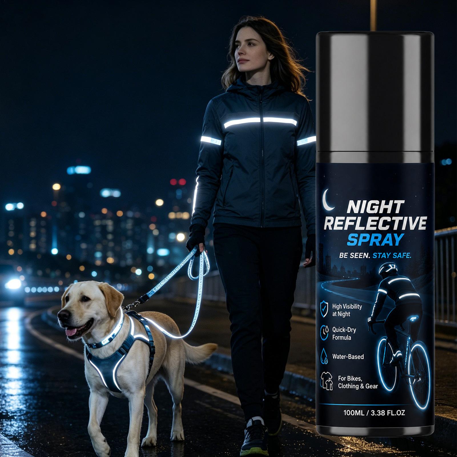 100 ml – noćny, odblaskowy spr – Running Visibility Gear recenzja i cena