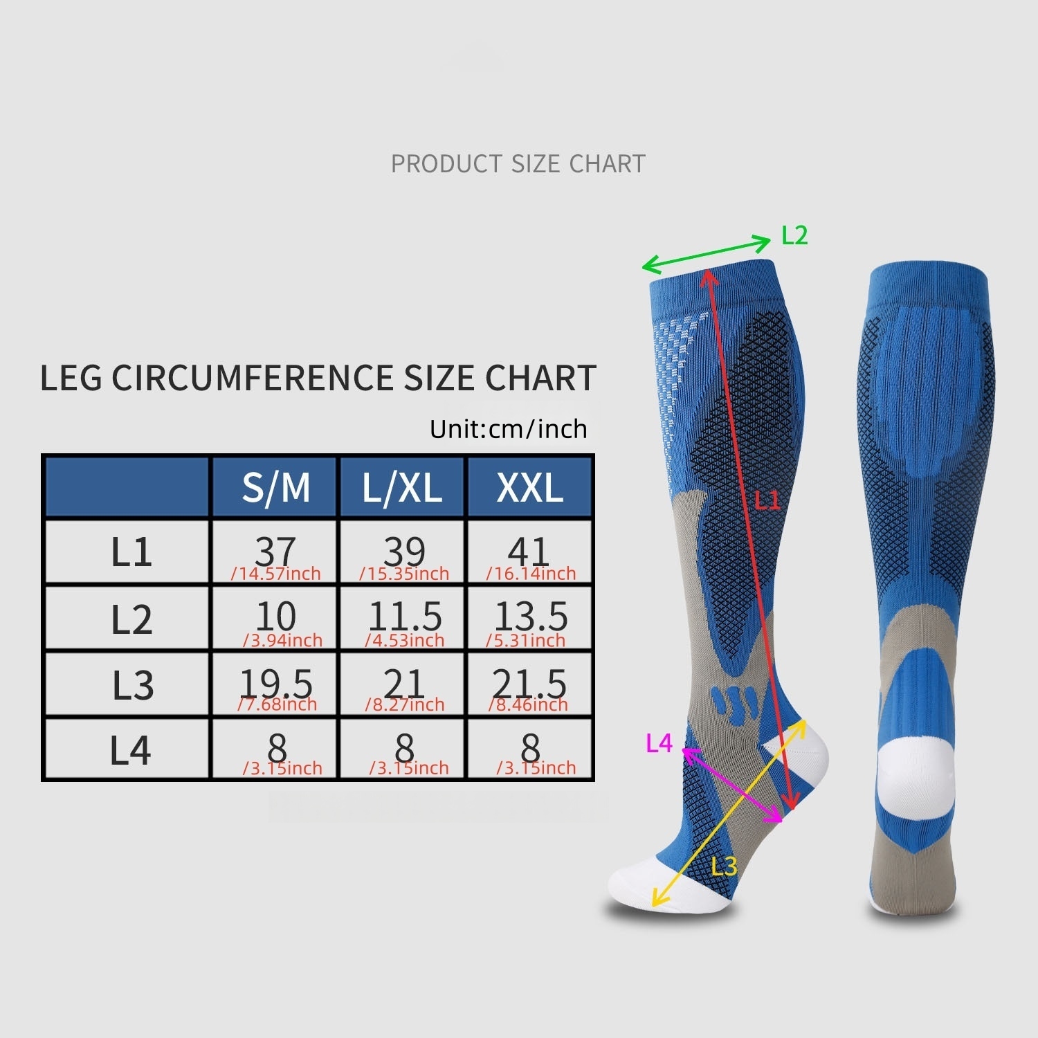 Nylonowe skarpety kompresyjne  – Sports Socks recenzja i cena