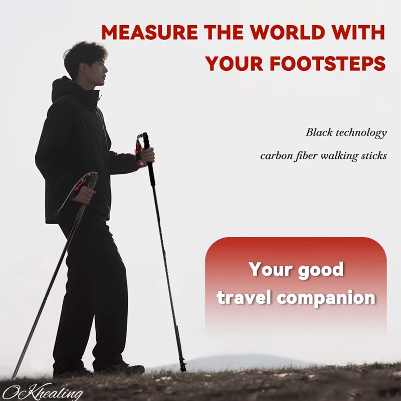 OKHEALING 110g Ultralekkie 5-s – Trekking Pole Carbon recenzja i cena