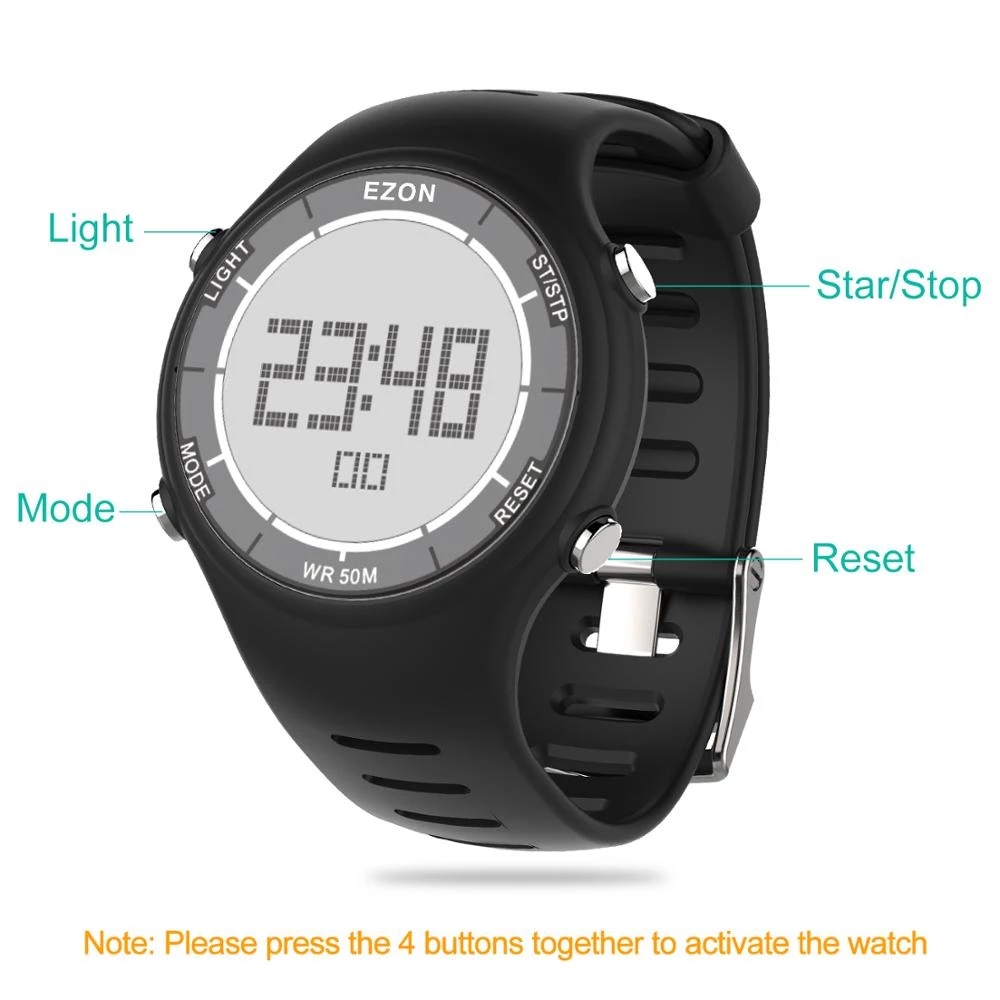 EZON Nowy Modny Damski Cyfrowy – Running Watch recenzja i cena