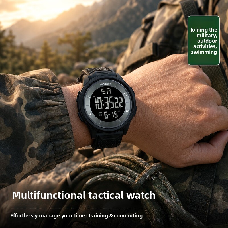 Wielofunkcyjny taktyczny zegar – Running Watch recenzja i cena