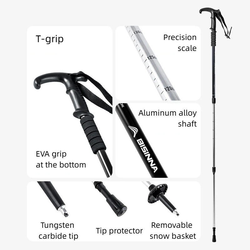 BISINNA 2 SZT. Kijki trekkingo – Trekking Pole Carbon recenzja i cena